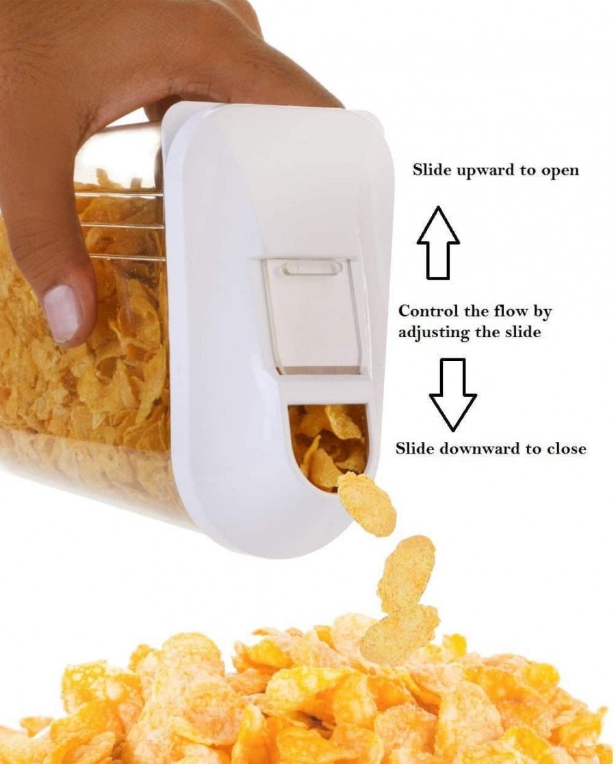 750 ml easy flow kitchen container (set of 6)