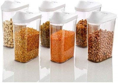 750 ml easy flow kitchen container (set of 6)