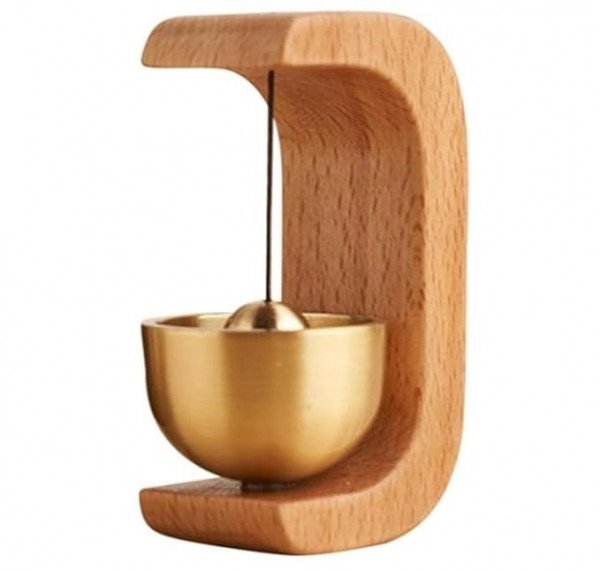 wooden magnetic doorbell