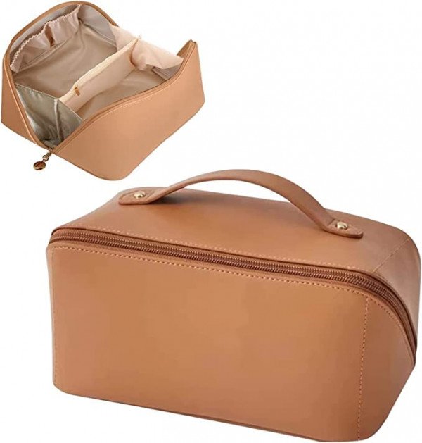 leather cosmatic bag