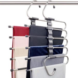 New 5 In 1 Stainless Steel Hanger